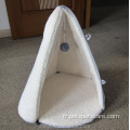 Lit de beignet de chat pour chiens de compagnie super confortable